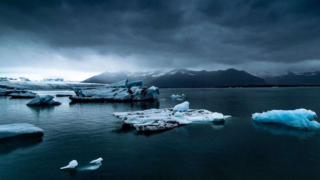 Icebergs in Antarctica